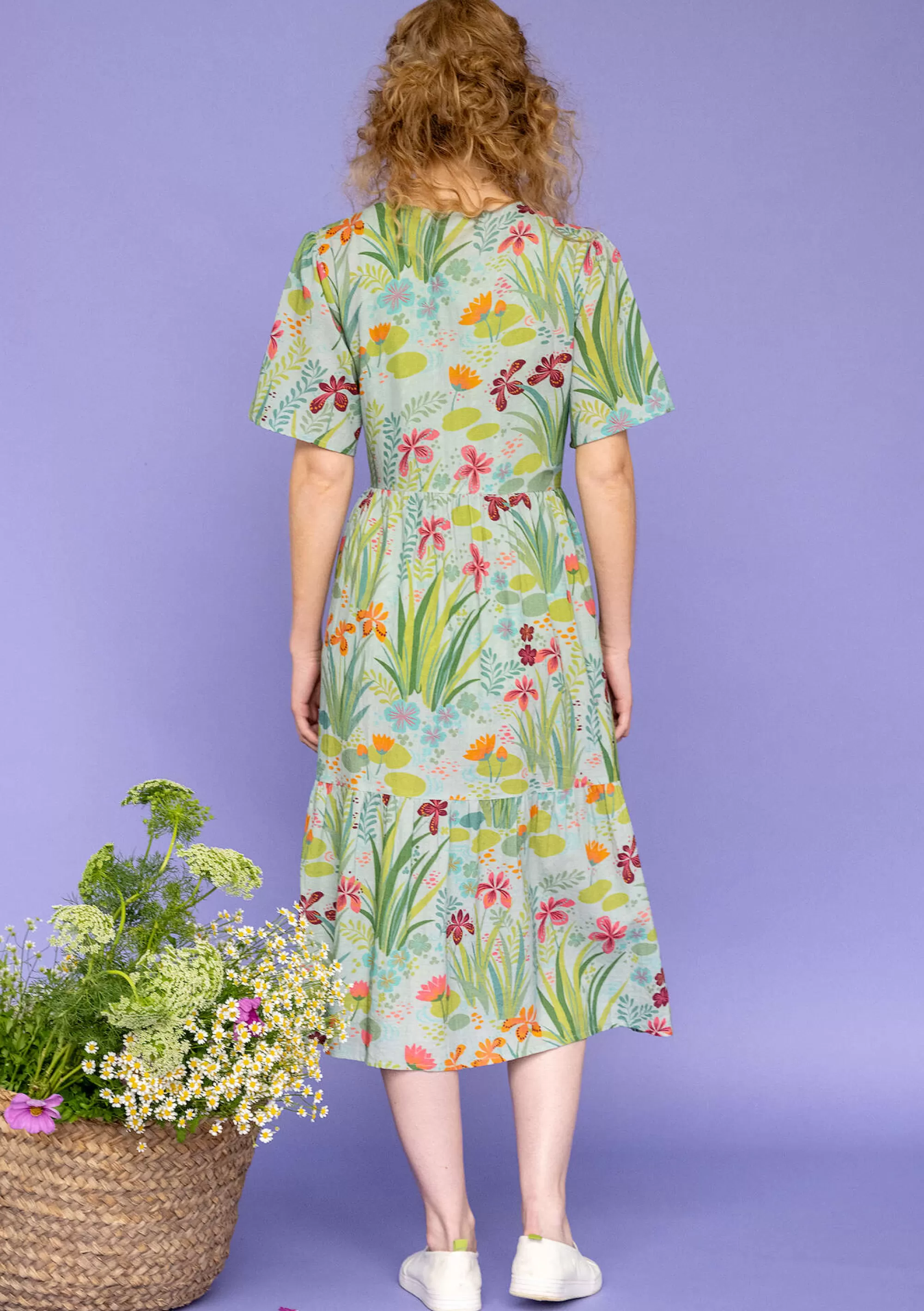 Kleider | Öko-Baumwolle^Gudrun Sjödén Kleid Iris Aus Bio-Baumwollgewebe minze